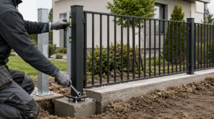 Recinzione in ferro: profili, zincatura, fondazioni, posa, manutenzione e costi