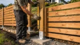 Recinzione in legno: essenze, pali, fondazioni, posa, manutenzione e costi