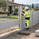 Recinzione prefabbricata in cemento: elementi, fondazioni, montaggio e costi