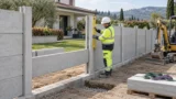 Recinzione prefabbricata in cemento: elementi, fondazioni, montaggio e costi