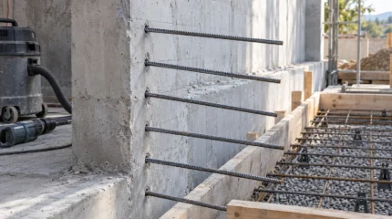 Riprese di getto con barre post-installate: scelta, posa e controlli