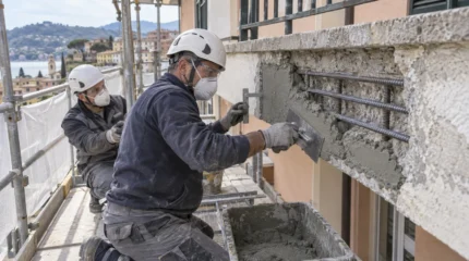 Ripristino del cemento armato: diagnosi, ferri corrosi, malte, cicli e controlli