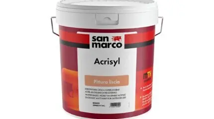 ACRISYL PITTURA LISCIA: Pittura acril-silossanica liscia e opaca per facciate esterne