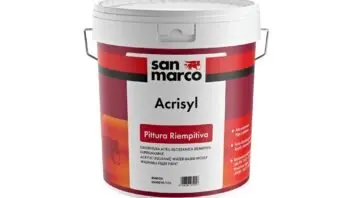 ACRISYL PITTURA RIEMPITIVA: Pittura acril-silossanica riempitiva per superfici murali esterne
