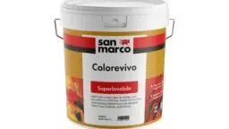 COLOREVIVO: Pittura superlavabile per interni adatta anche a ricoprire tinte intense