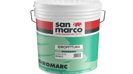 HIDROMARC: Un'idropittura traspirante antigoccia ad alta copertura per pareti interne