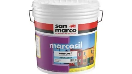 MARCOSIL PITTURA LISCIA: Pittura minerale ai silicati per la protezione delle facciate