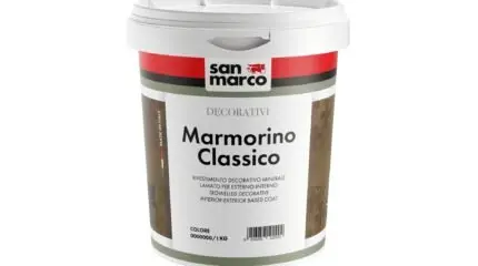 MARMORINO CLASSICO: Rivestimento minerale lamato per decorazioni interne ed esterne