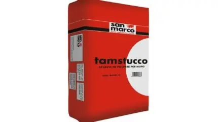 TAMSTUCCO POLVERE: Stucco in polvere per la preparazione e la riparazione delle pareti