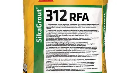 SikaGrout-312 RFA: malta colabile per ancoraggi e inghisaggi