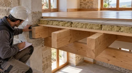 Solaio in legno: struttura, vibrazioni, isolamento e rinforzo