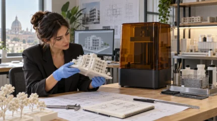 Stampanti 3D a resina per architetti e professionisti: SLA, DLP e MSLA a confronto