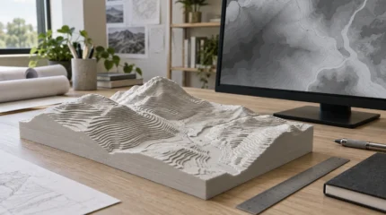 Come stampare in 3D terreni, curve di livello e modelli topografici