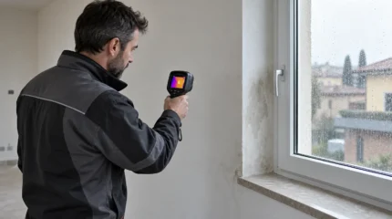 Termocamera in edilizia: emissività, ponti termici, infiltrazioni e limiti