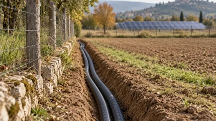 Cavidotto fotovoltaico su terreno privato: il TAR distingue servitù ed esproprio