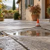 Marciapiedi e cortili che sprofondano: cause, controlli e soluzioni