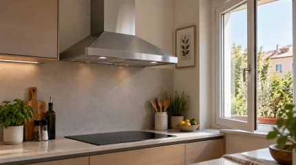 Ventilazione della cucina: cappa, aria di reintegro e convivenza con gli apparecchi a combustione